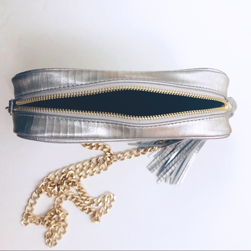 NWT Victorias Secret | Silver Crossbody Bag - Picture 4 of 6